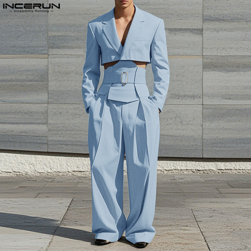 Retro Track Pant - INCERUN 2025 Amerikan Tarzı Moda Setleri