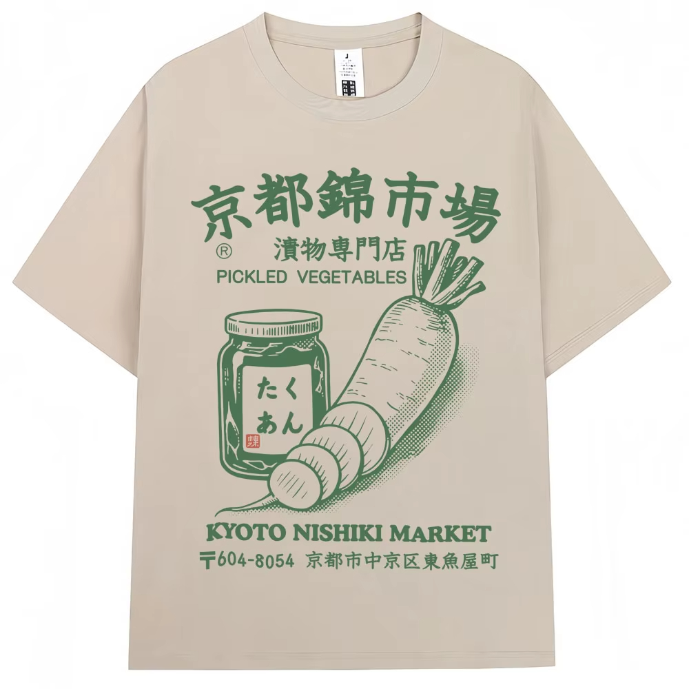 Vintage Fashion Kyoto - Japon Tarzı Kyoto Nishiki Pazarı Baskı