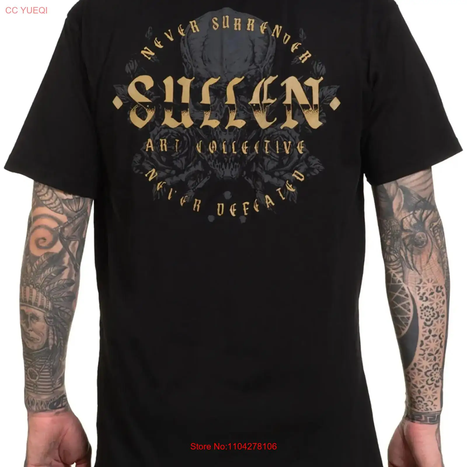 Vintage Fashion Logos - Sullen Erkeklerin Asla Yenilmemiş Premium Tişörtü