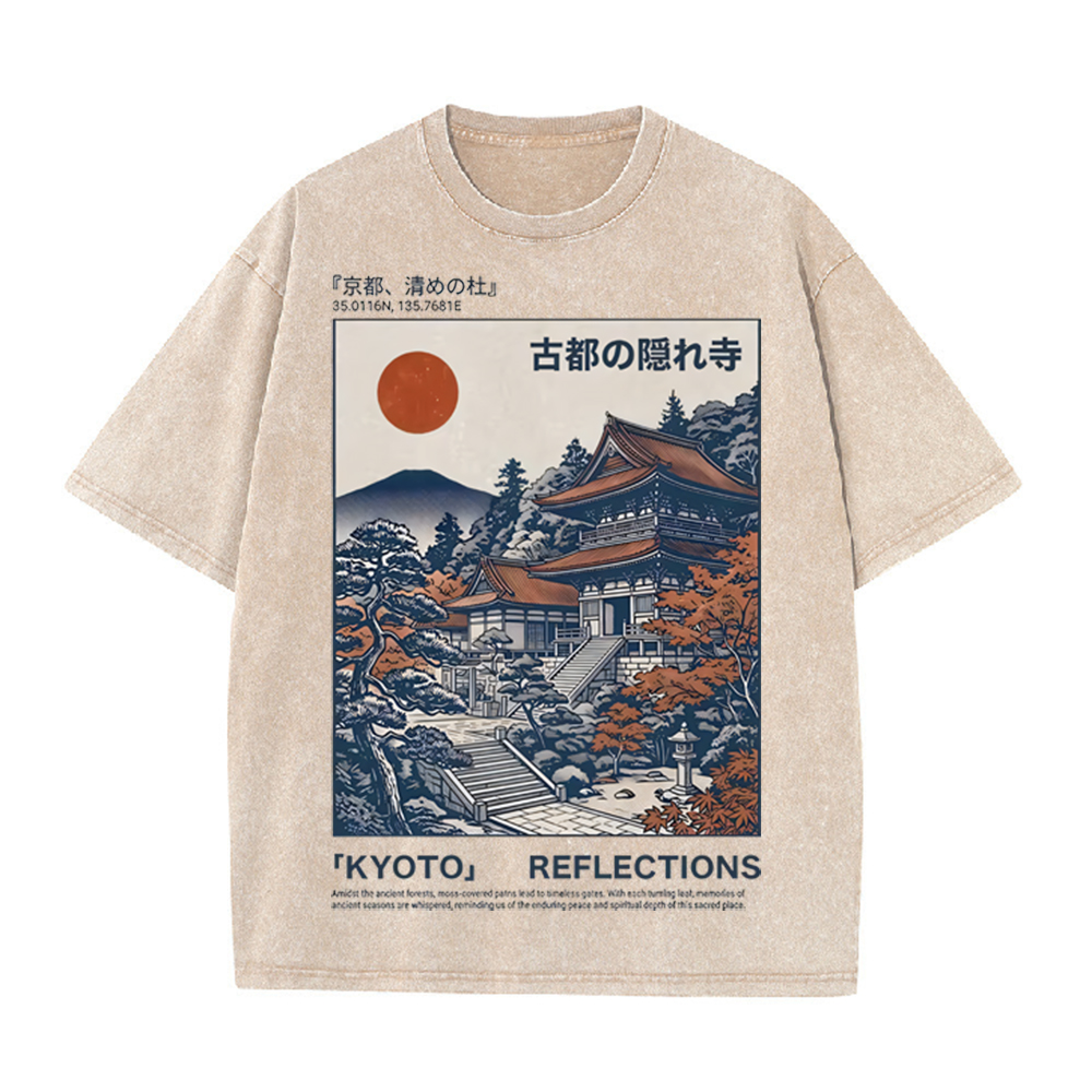Vintage Fashion Kyoto - 2026 Vintage Yıkanmış Bej Kyoto Antik