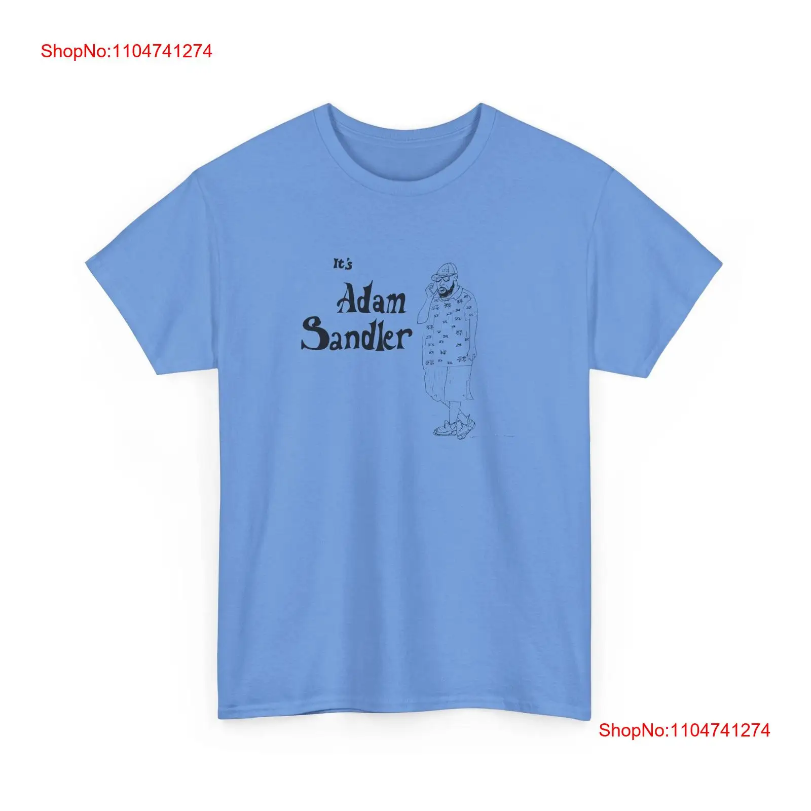 Vintage Fashion Sketches - Adam sandler T Shirt'ün orijinal kroki