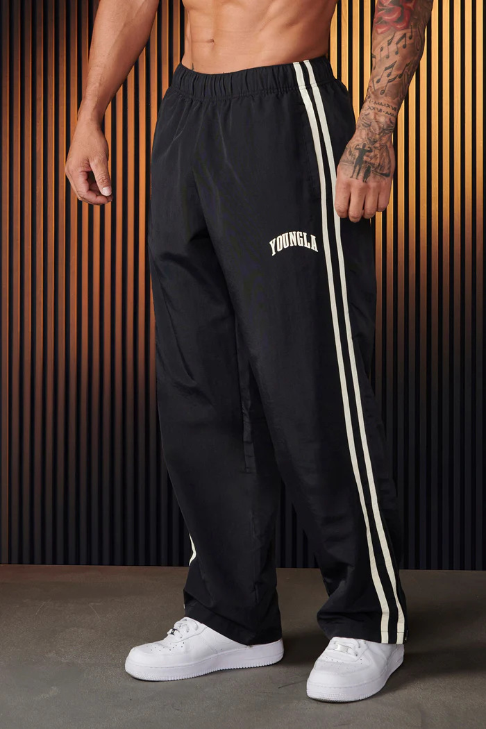 Retro Track Pant - Erkek Çift Taraflı Şeritli Hızlı Kuruyan
