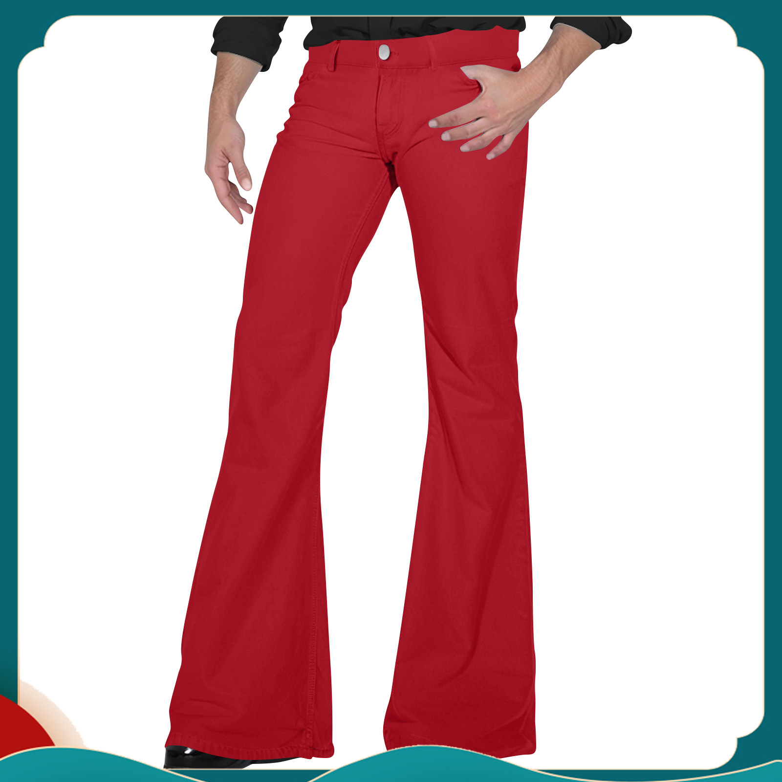 Retro Track Pant - Erkek Retro Flared Pantolon Yaz için