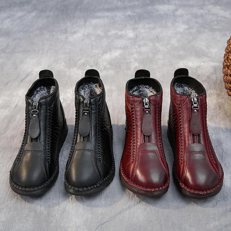 Vintage Fashion Online Store - Yüksek kesim pu deri sneakers kadınlar