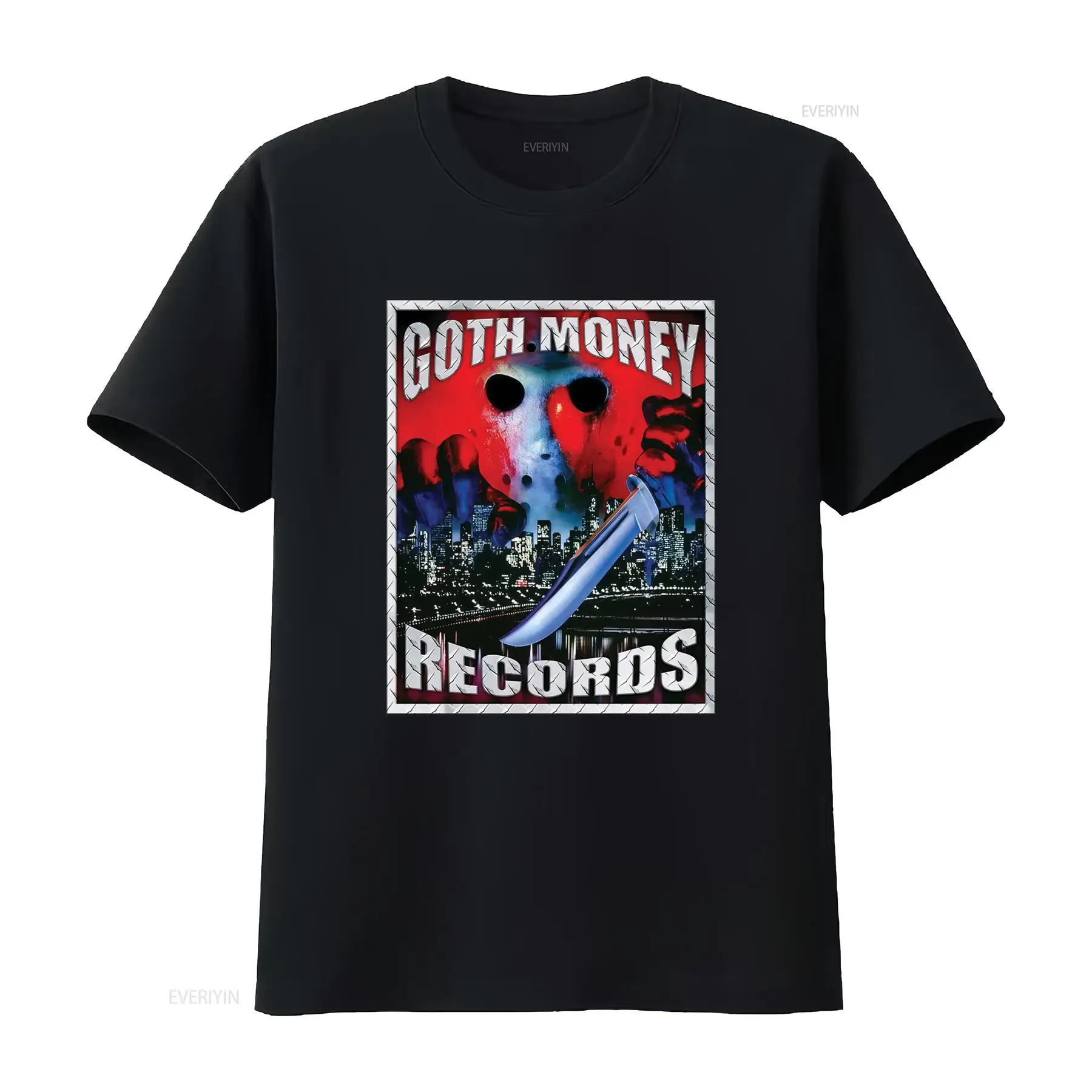 Vintage Fashion Logos - Goth Money Records Jason Logolu Tişört
