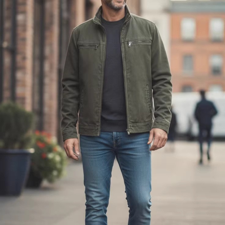 Kadın Pamuklu Dik Yaka Bol Kes - Vintage Zipper incelemesi ve fiyatı