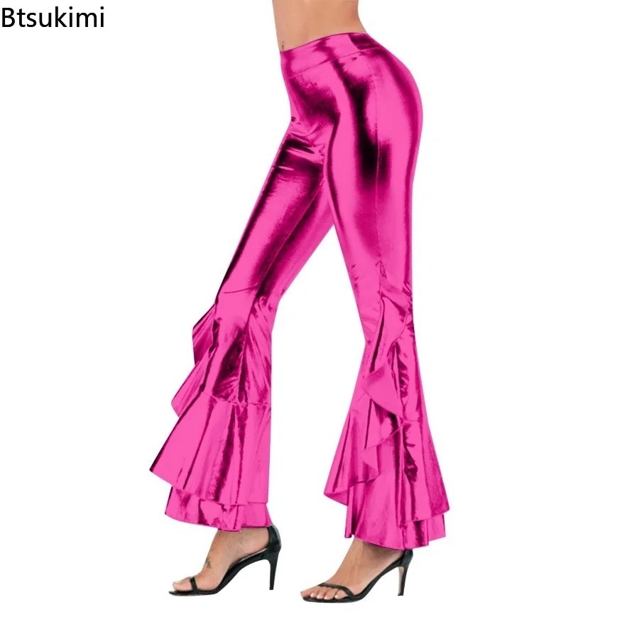 Kadın Parlak Flare Pantolon Me - Wide Leg Trouser 70S incelemesi ve fiyatı