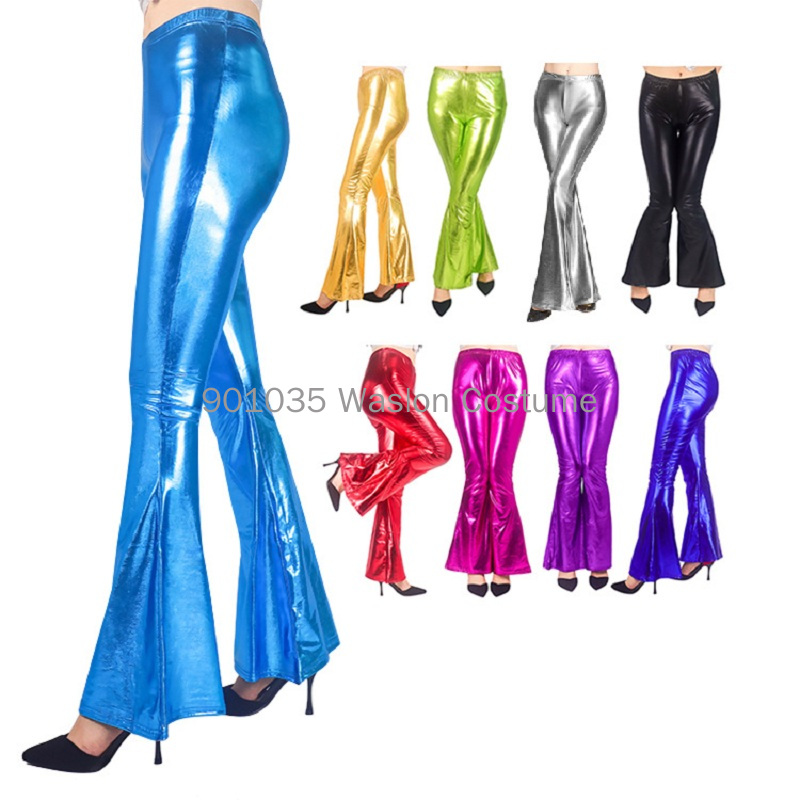 Kadın Parlak Flare Pantolon La - Wide Leg Trouser 70S incelemesi ve fiyatı