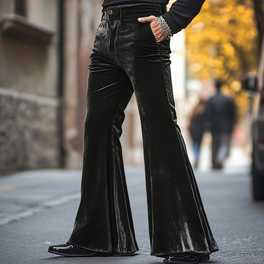 Erkek Çan Alt Kadife Pantolon  - Wide Leg Trouser 70S incelemesi ve fiyatı
