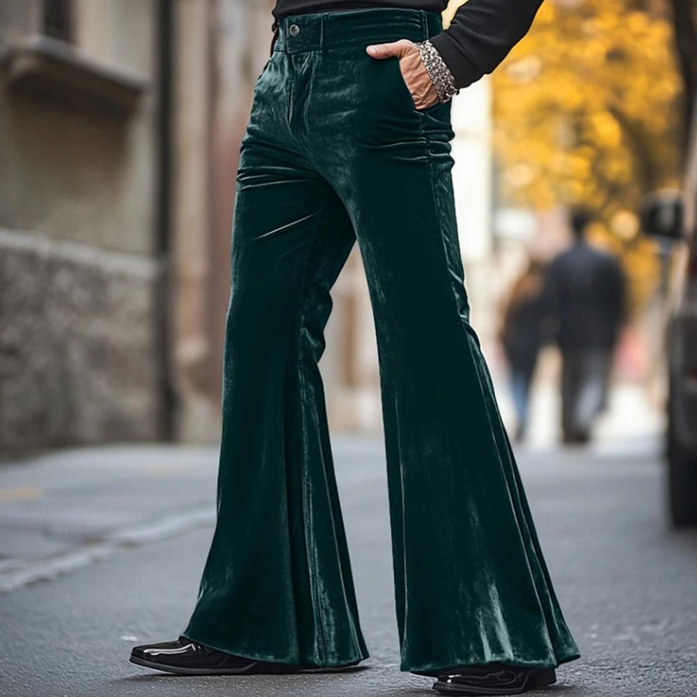 Erkek Çan Alt Kadife Pantolon  - Wide Leg Trouser 70S incelemesi ve fiyatı