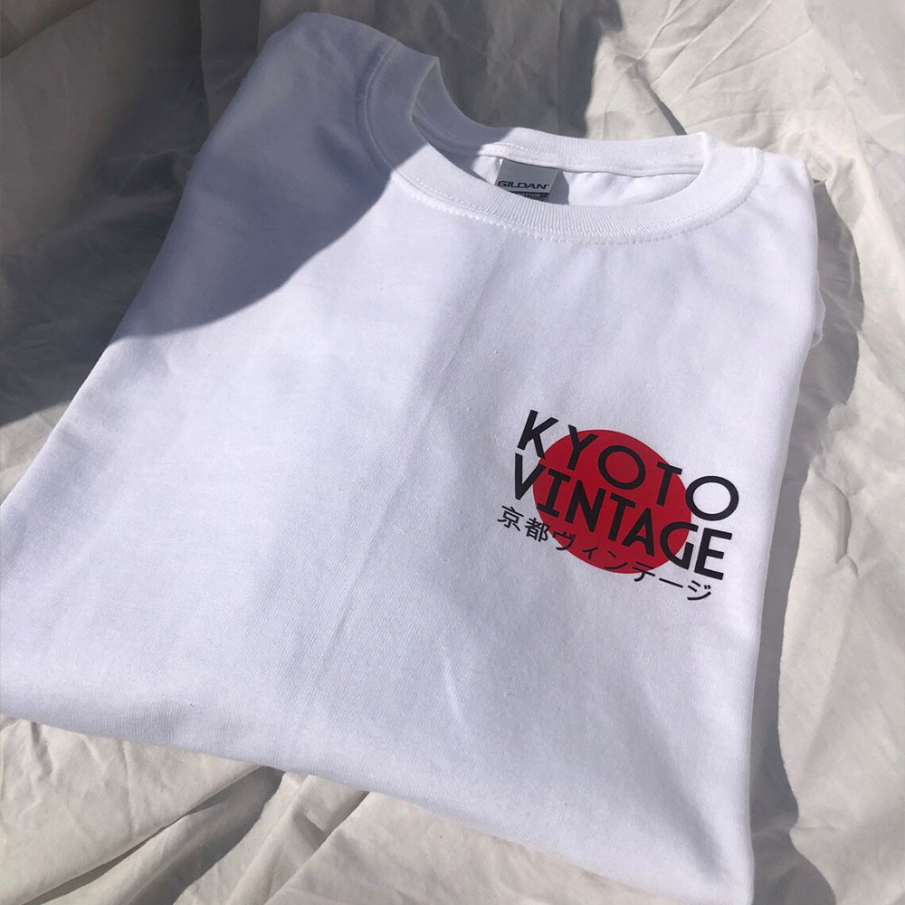 Kyoto Vintage stil beyaz baskı - Vintage Fashion Kyoto incelemesi ve fiyatı
