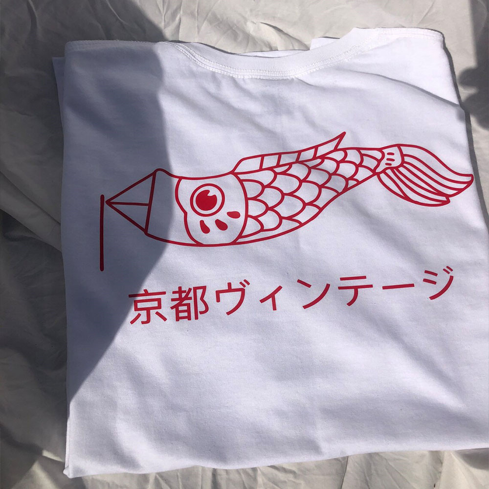 Kyoto Vintage stil beyaz baskı - Vintage Fashion Kyoto incelemesi ve fiyatı