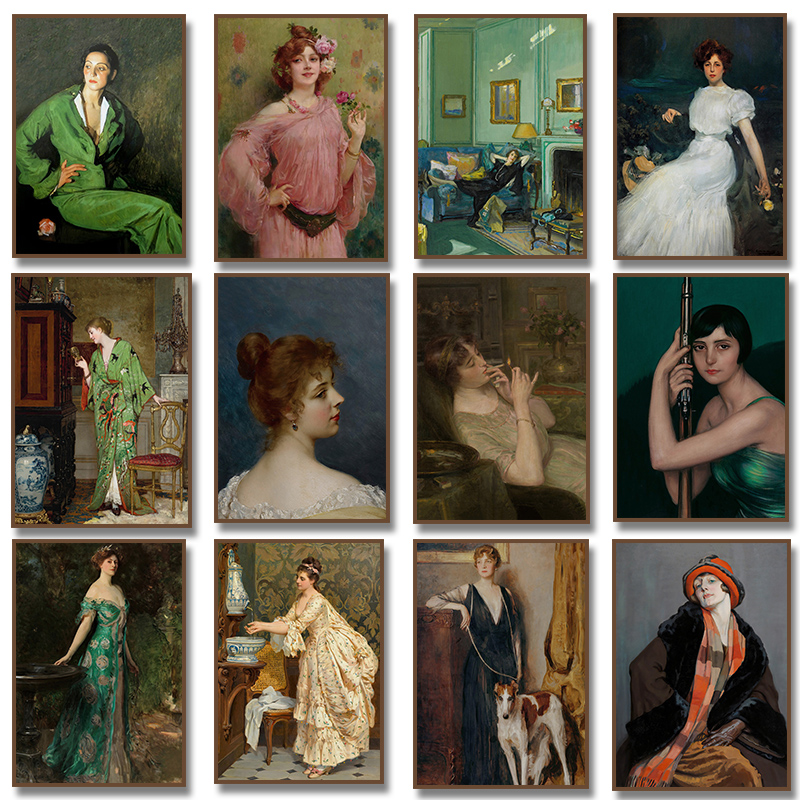 Rönesans Kadın Portre Posteri  - Vintage Fashion Sketches incelemesi ve fiyatı