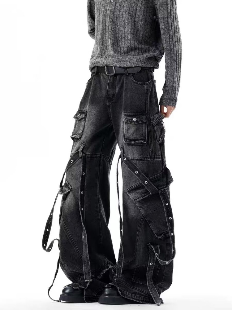 2026 Punk Y2K Tarzı Çok Cepli  - Retro Track Pant incelemesi ve fiyatı