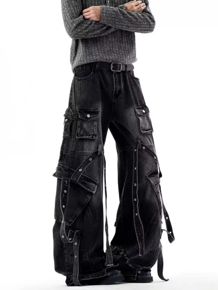 2026 Punk Y2K Tarzı Çok Cepli  - Retro Track Pant incelemesi ve fiyatı