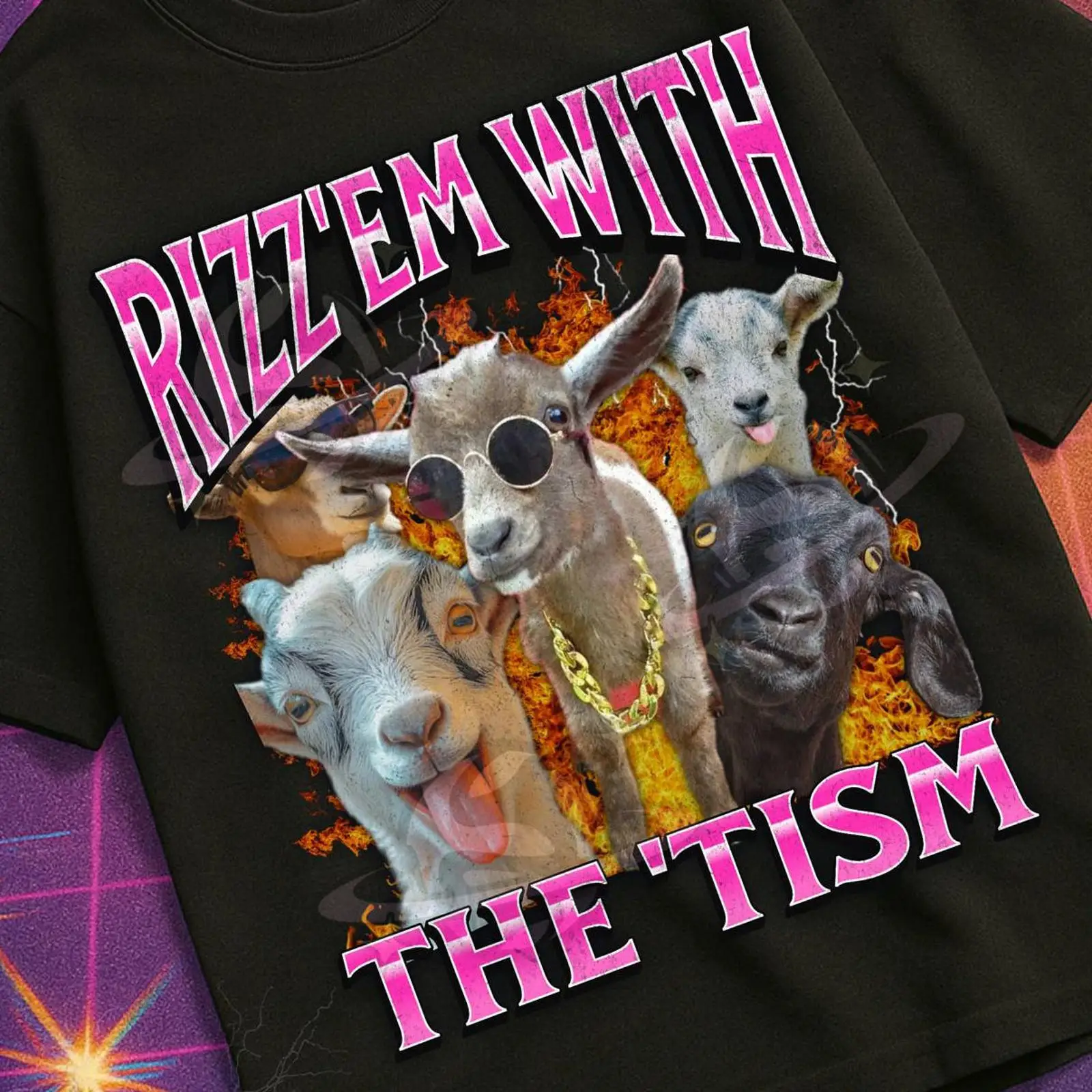 Rizz 'Em With The 'Tism Komik  - Vintage Fashion Gen Z incelemesi ve fiyatı