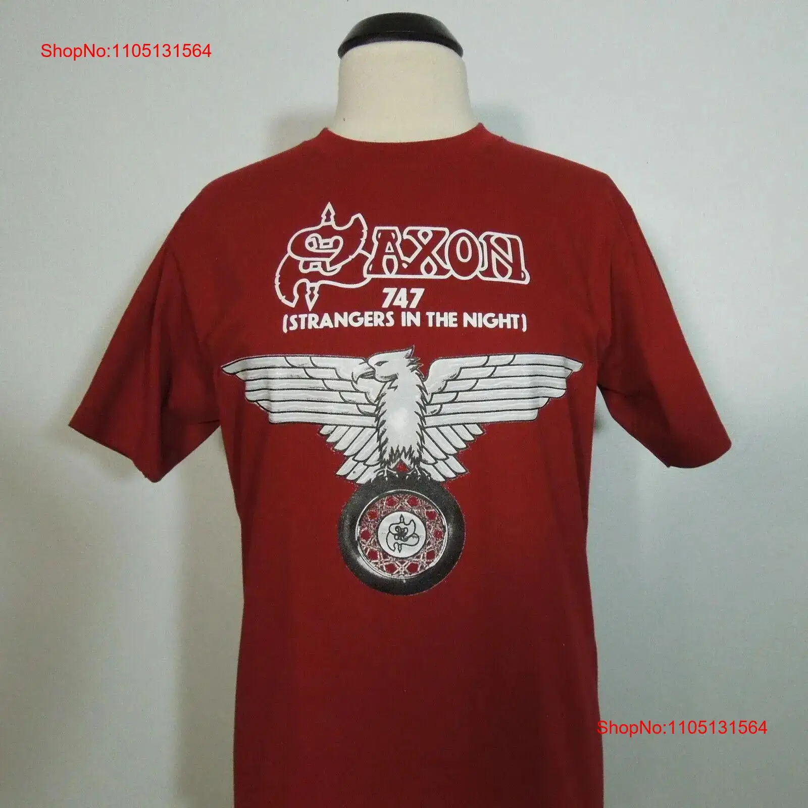 SAXON 747 Strangers In The Nig - Vintage Fashion Logos incelemesi ve fiyatı