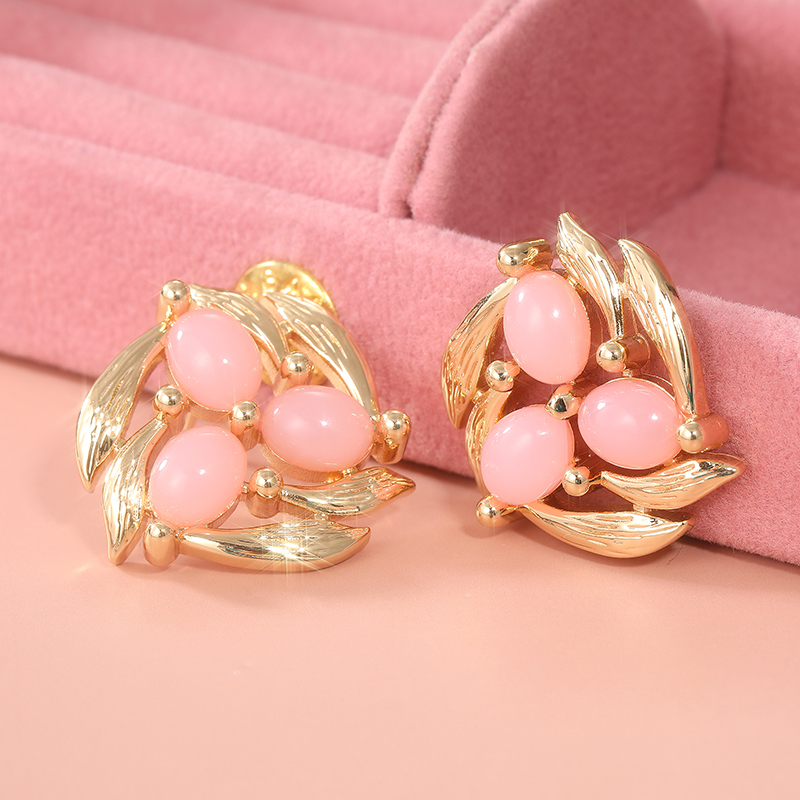 Vintage kakma pembe taş çiçek  - Vintage Fashion Vogue incelemesi ve fiyatı