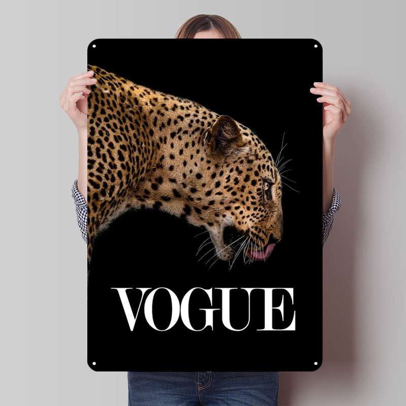 Vogue Moda Posteri Metal Işare - Vintage Fashion Vogue incelemesi ve fiyatı