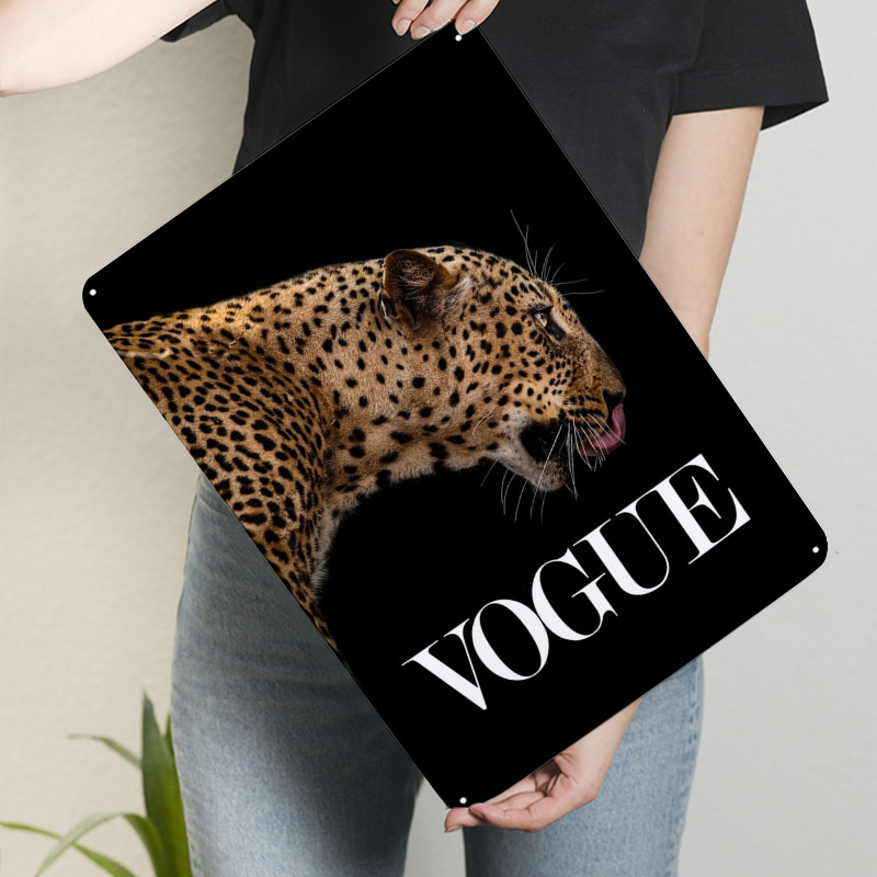 Vogue Moda Posteri Metal Işare - Vintage Fashion Vogue incelemesi ve fiyatı
