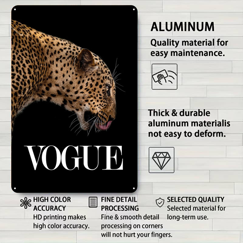 Vogue Moda Posteri Metal Işare - Vintage Fashion Vogue incelemesi ve fiyatı